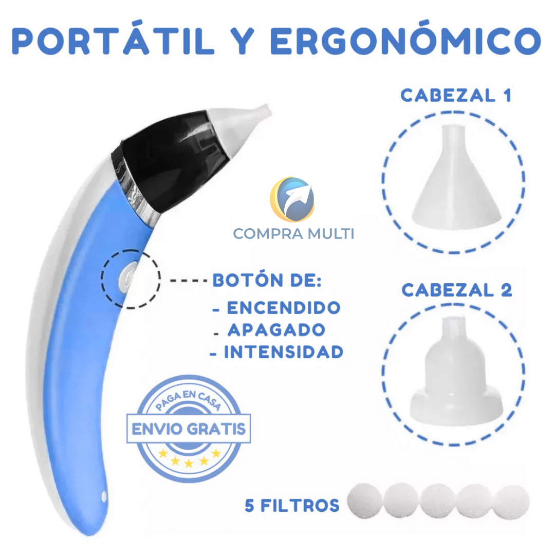 Aspirador Nasal Eléctrico para Bebés